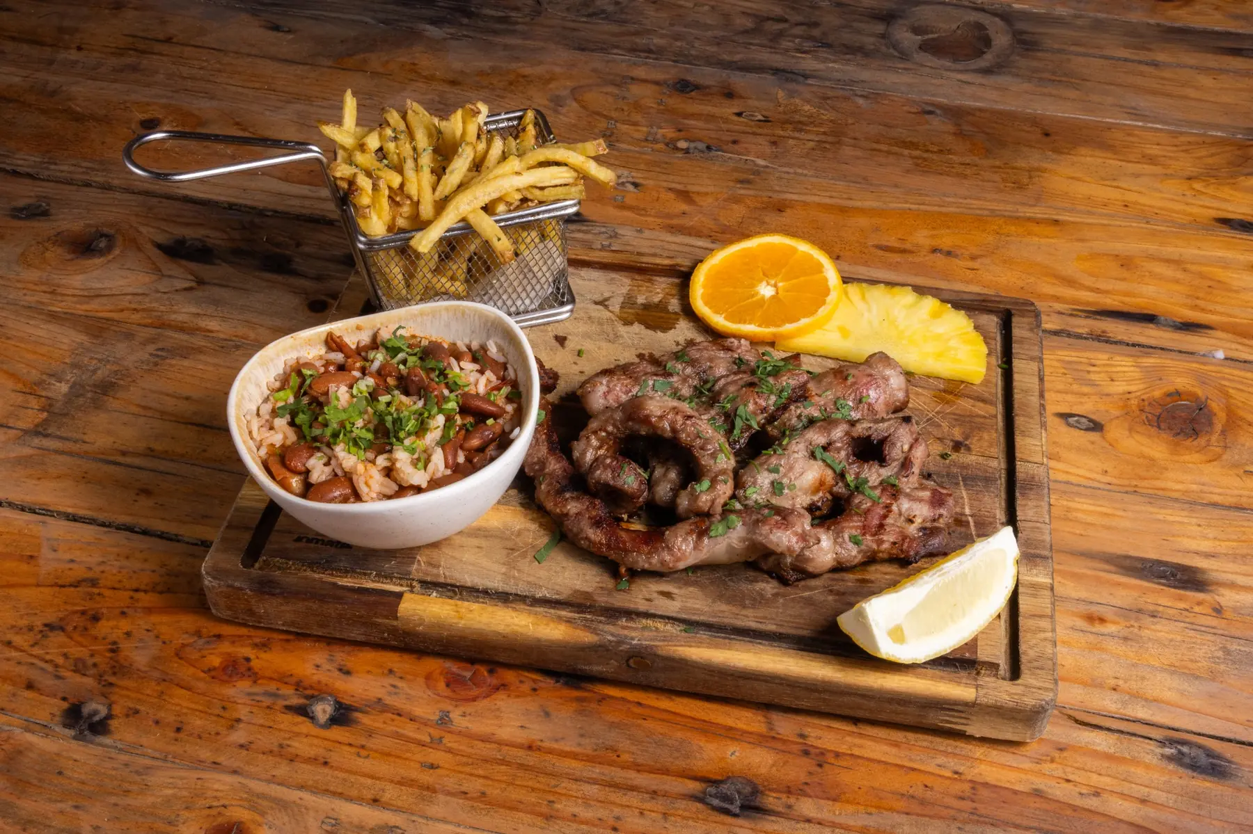 Pratos do Restaurante O Rei do Tacho em Grândola
